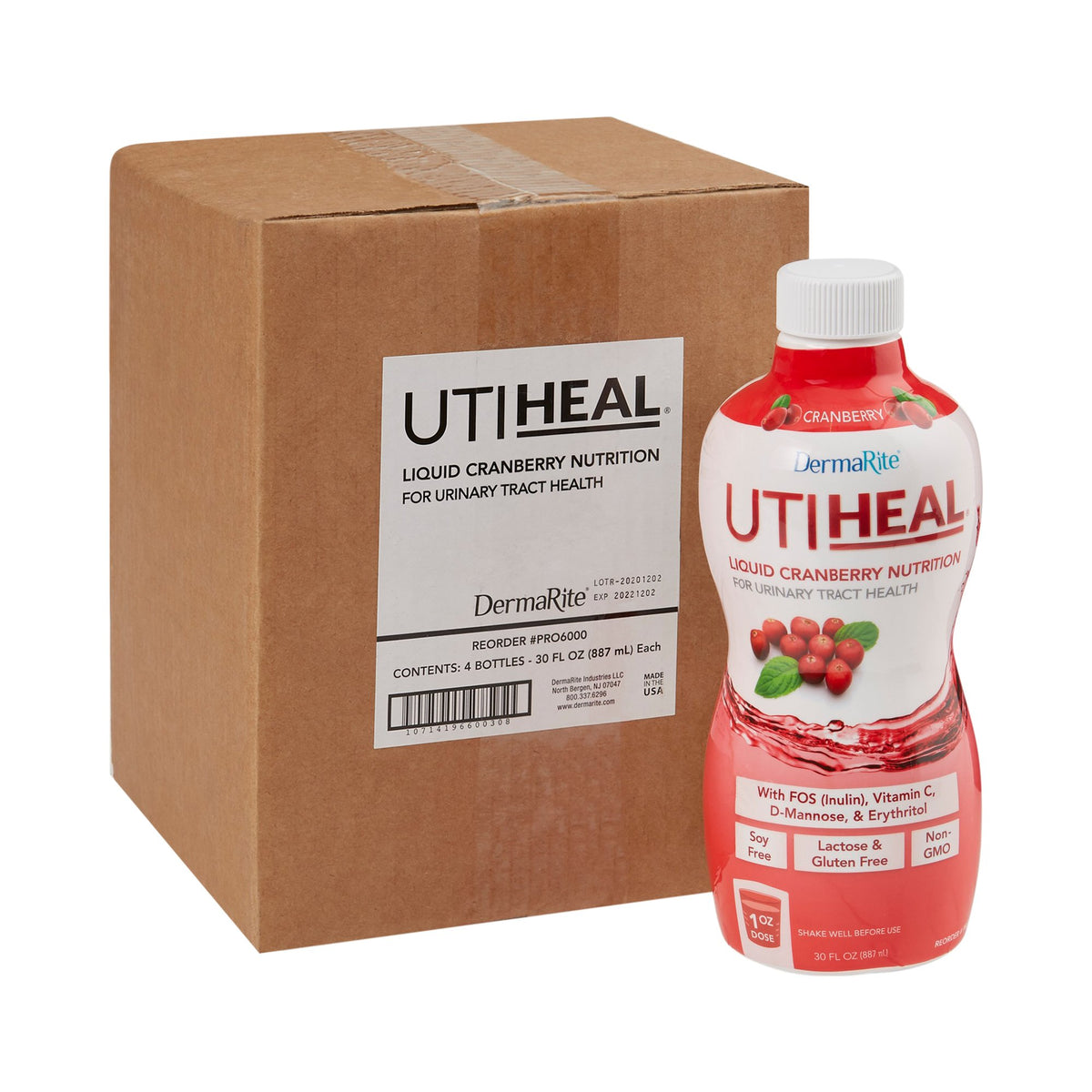 UTIHeal™ Liquid Cranberry Nutrition for Urinary Tract Health 