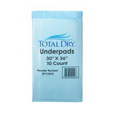 TotalDry Disposable Underpads 
