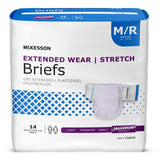 McKesson Extended Wear Stretch Briefs Medium Bag of 14 