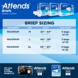 Attends® Adult Incontinence Briefs 