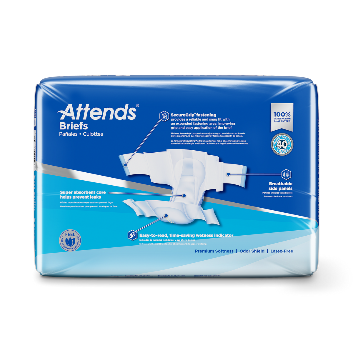 Attends® Breathable Briefs 