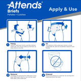 Attends® Care Unisex Advanced Briefs 