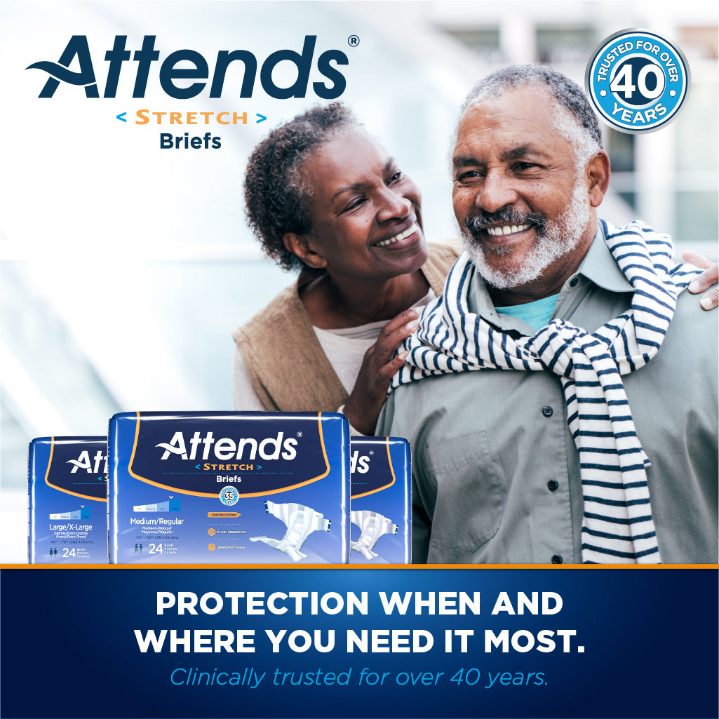 Attends® Stretch Briefs