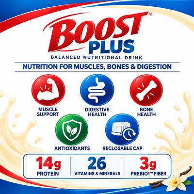 Boost Plus® Vanilla Balanced Nutritional Drink