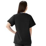 Medline ComfortEase Unisex Reversible Scrub Tops with 2 Pockets 