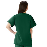Medline ComfortEase Unisex Reversible Scrub Tops with 2 Pockets 