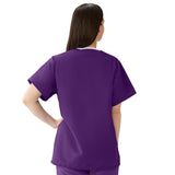 Medline ComfortEase Unisex Reversible Scrub Tops with 2 Pockets 