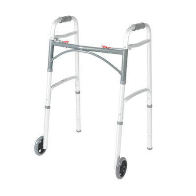 Drive Medical™ Deluxe Aluminum Dual Release Folding Walker