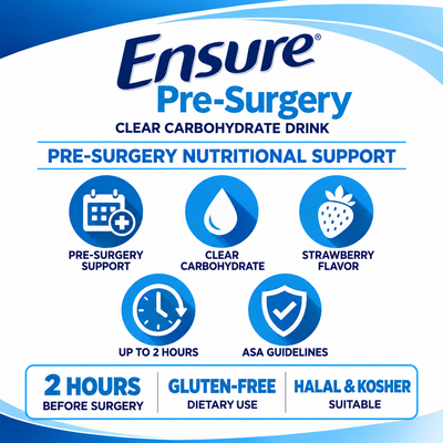 Ensure® Pre-Surgery Clear Carbohydrate Drink Strawberry Flavor