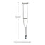 McKesson Underarm Crutches for Adults and Children