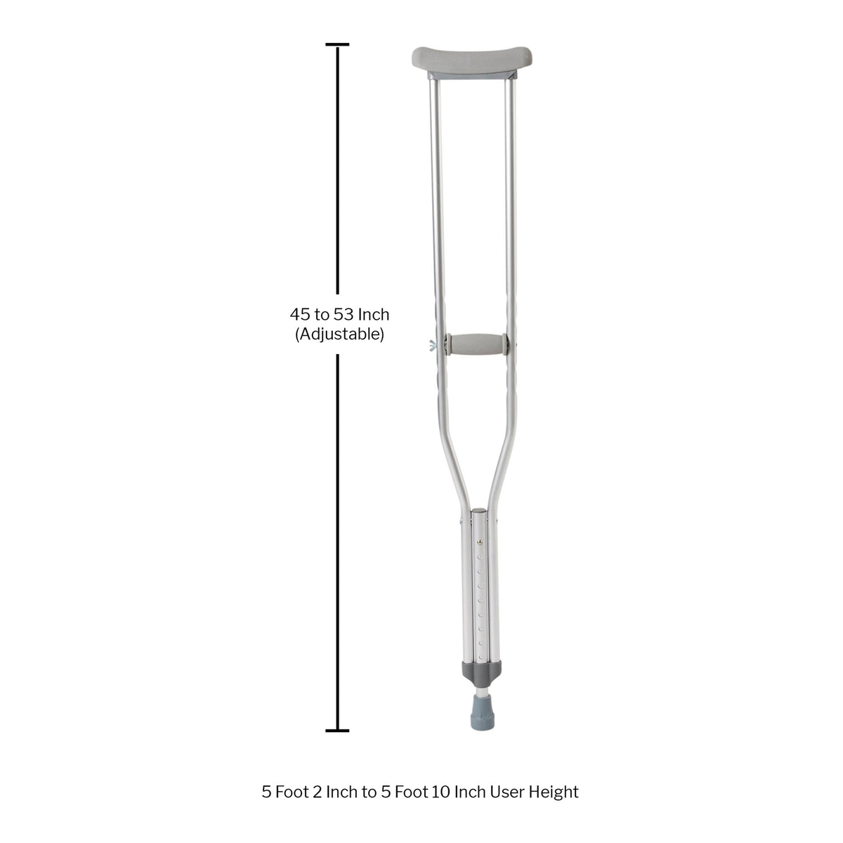 McKesson Underarm Crutches for Adults and Children 