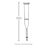 McKesson Underarm Crutches for Adults and Children 