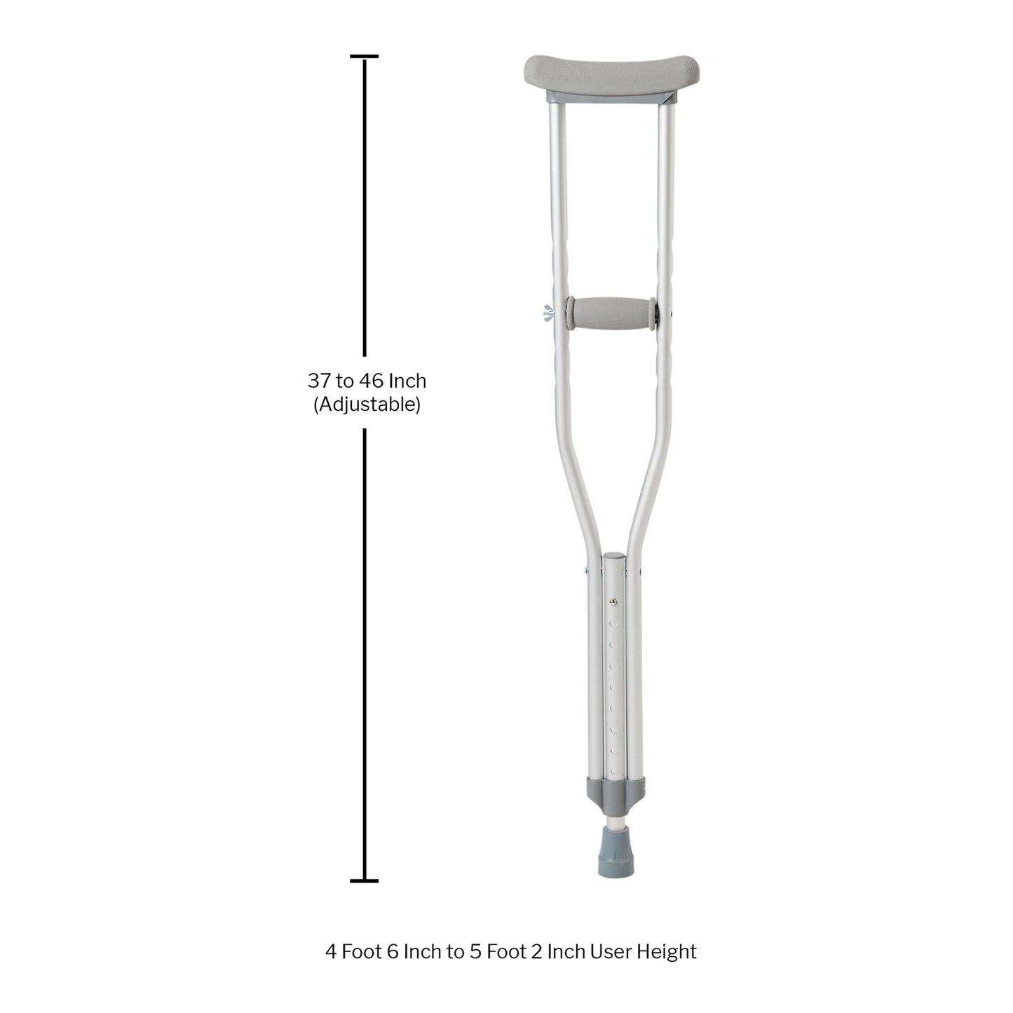 McKesson Underarm Crutches for Adults and Children