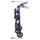 ProBasics Deluxe Aluminum Rollator, 8-Inch Wheels