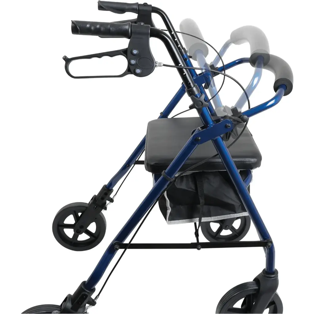 ProBasics Deluxe Aluminum Rollator, 8-Inch Wheels