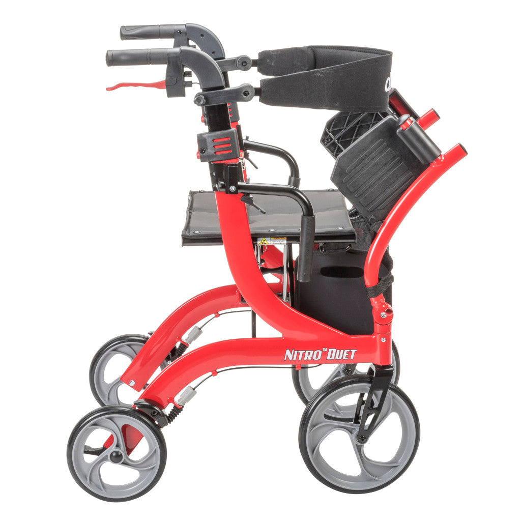 Drive Medical Nitro® Duet Rollator and Transport Chair