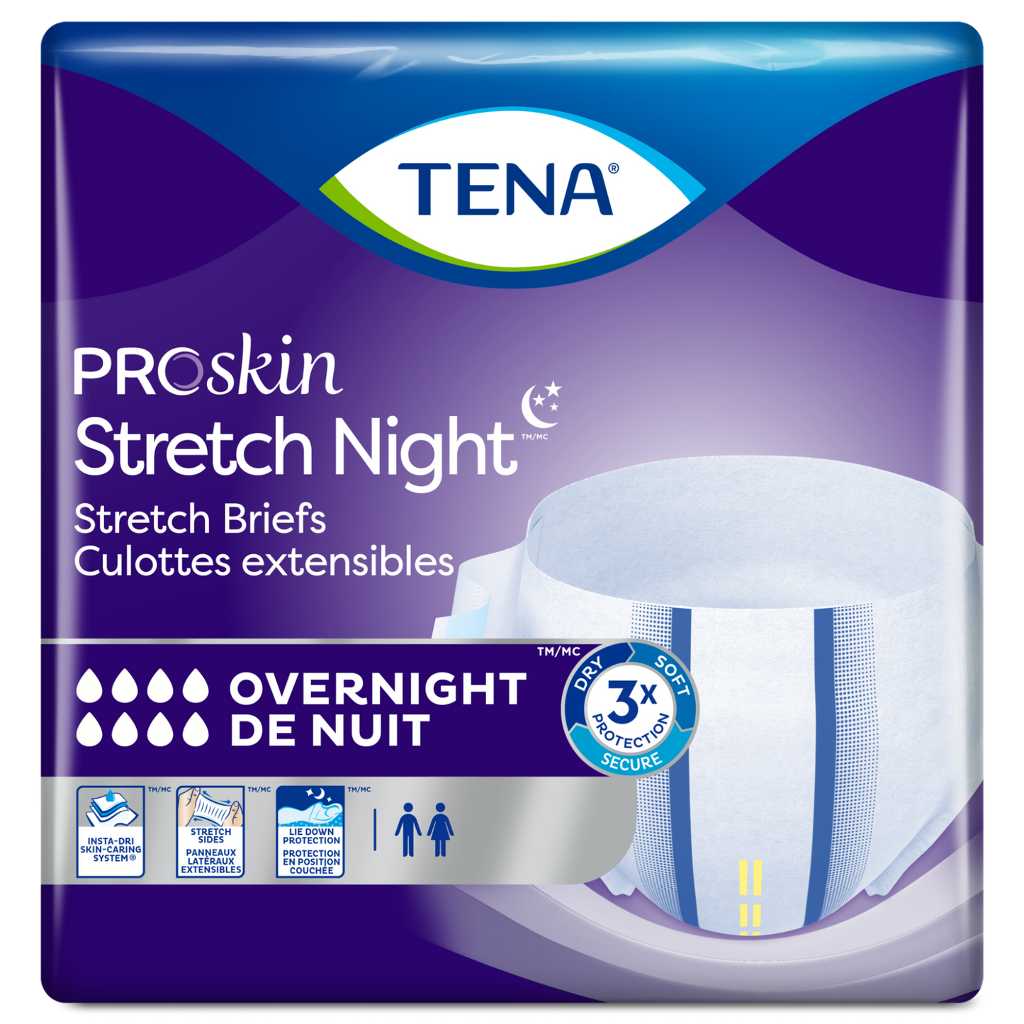 TENA® ProSkin Overnight Stretch Briefs