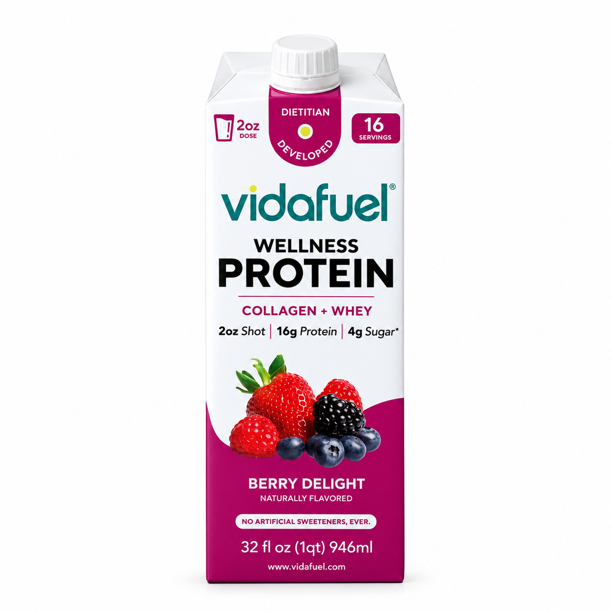Vidafuel Wellness Protein Drink with Collagen and Whey