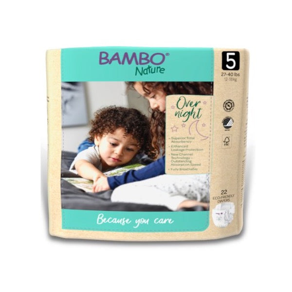 Abena® Bambo Nature Baby Diapers 4 to 9 lbs. Bag of 36 