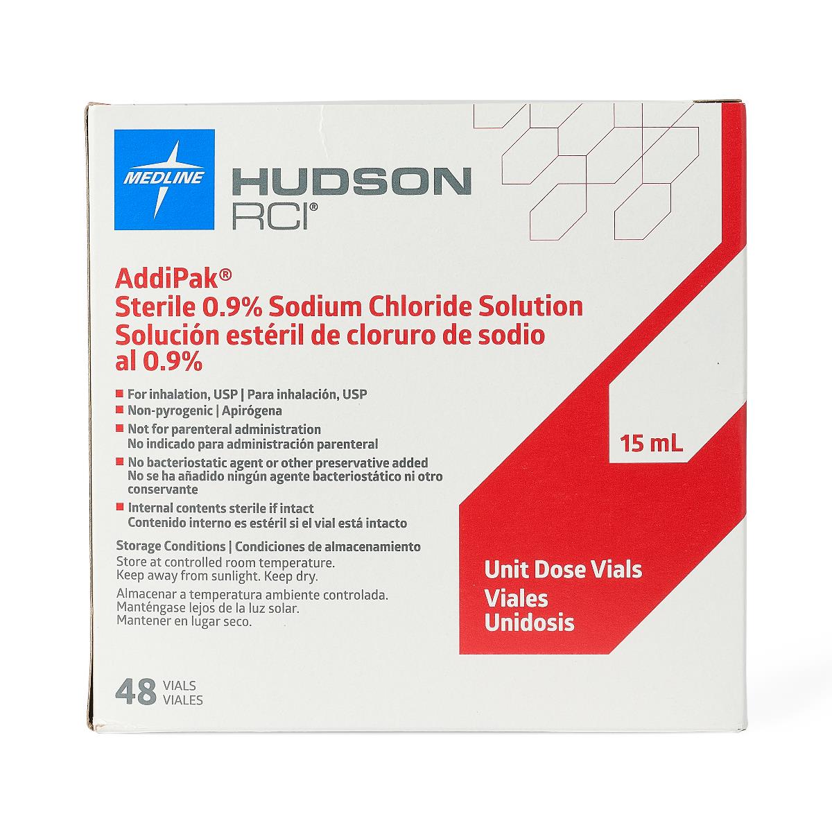 Hudson RCI Addipak Respiratory Inhalation Solution 15 mL