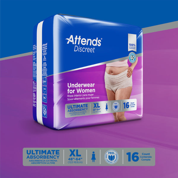 Attends® Discreet Women's Underwear
