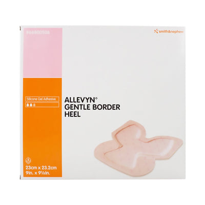 Allevyn Gentle Border Heel Silicone Dressings Gel Adhesive with Border Silicone Dressings Foam Dressing 1 Each 