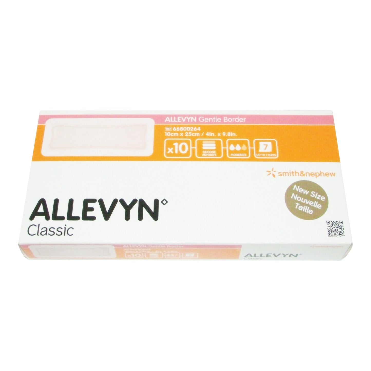 Allevyn Gentle Border Silicone Dressings Foam Dressing 2" x 2" 1 Each 