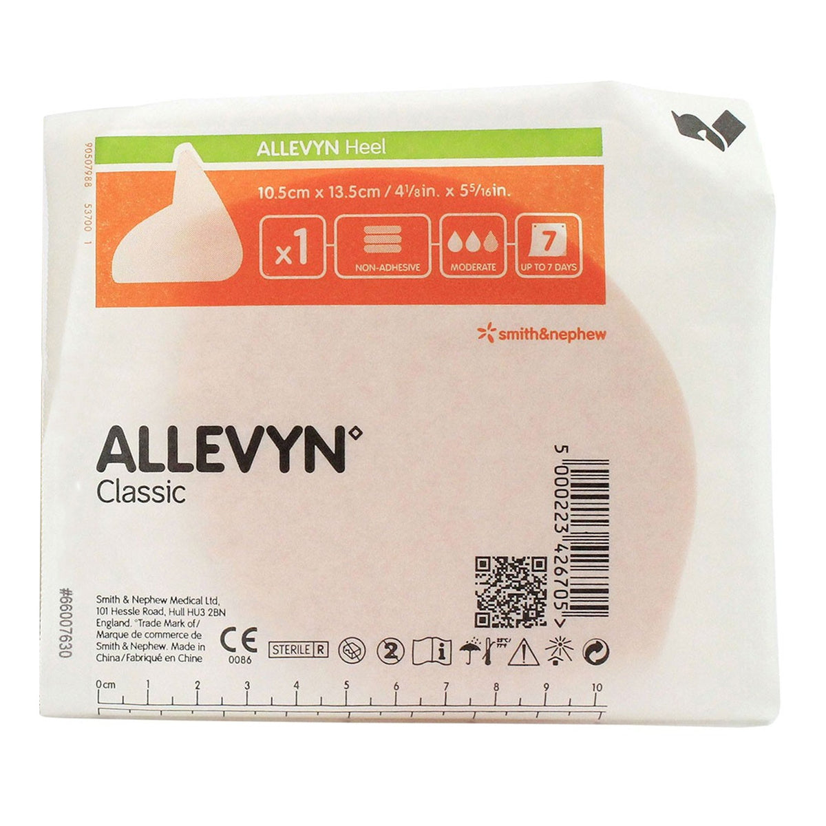 Allevyn Non-Adhesive without Border Foam Dressing 4½" x 5½" 1 Each 