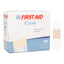 American® White Cross First Aid Adhesive Strip Bandage Clear ¾" x 3" Box of 100