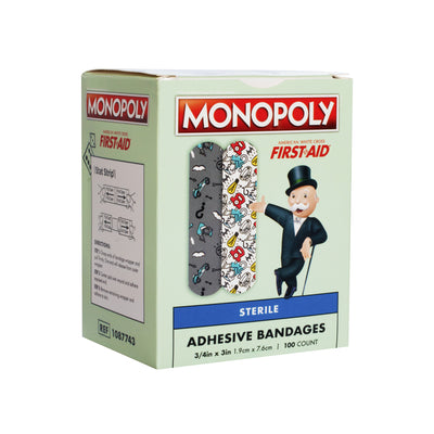 American® White Cross Kid Design Monopoly ¾" x 3" Box of 100