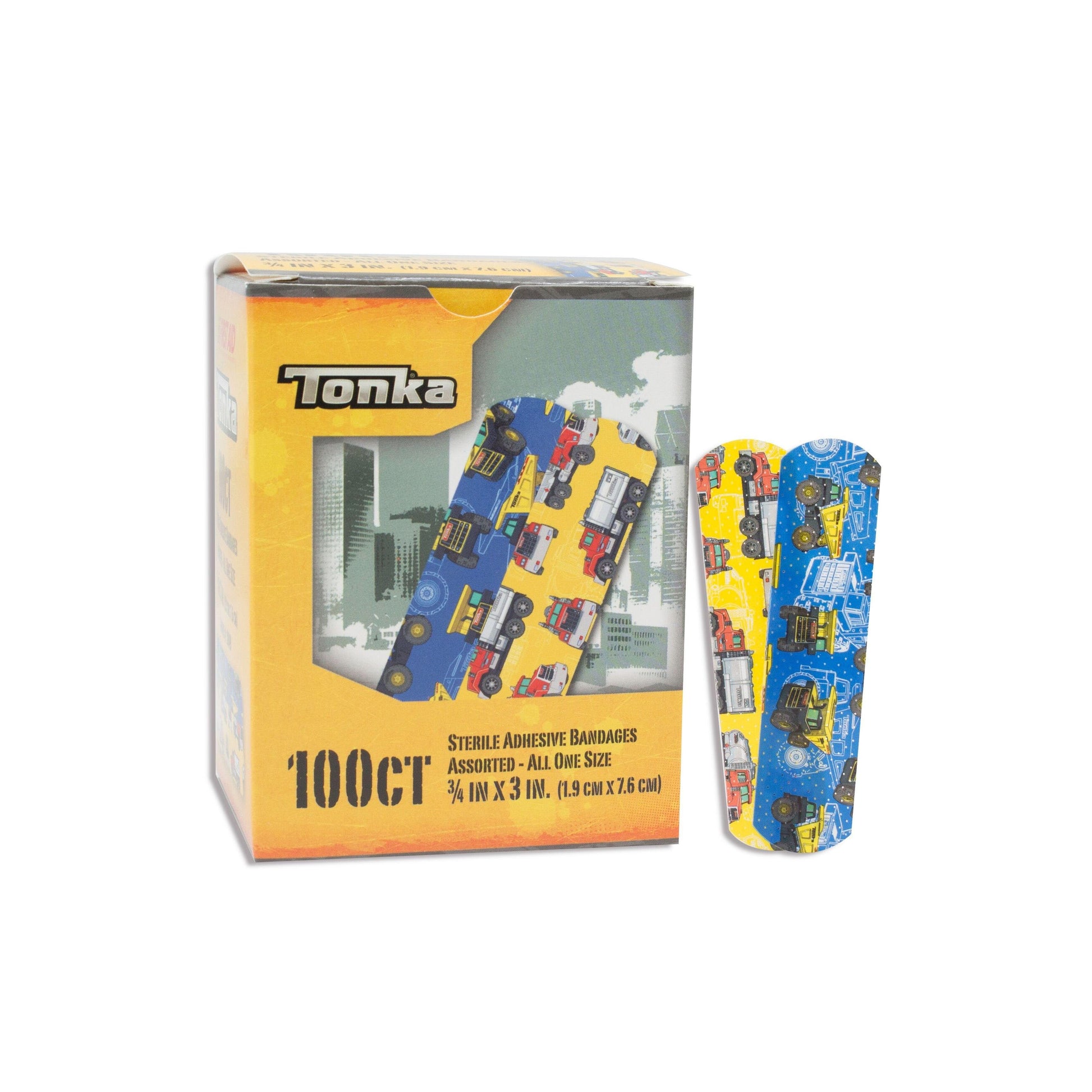 American® White Cross Stat Strip® Kid Design Antman / Hulk / Black Widow ¾" x 3" Box of 100