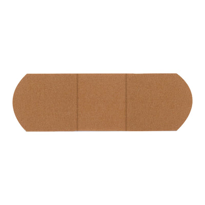 American® White Cross Tan Adhesive Strip Tan 1" x 3" Box of 100