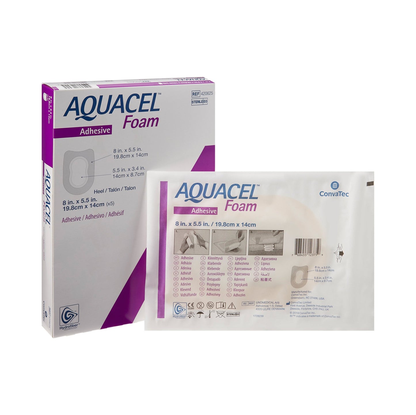 Aquacel® Silicone Dressings Adhesive with Border Silicone Dressings Foam Dressing 3⅕" x 3⅕" 1 Each 