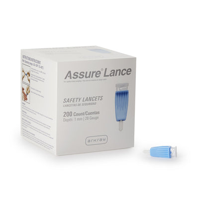 Assure® Lance Safety Lancet 21 Gauge Box of 100 