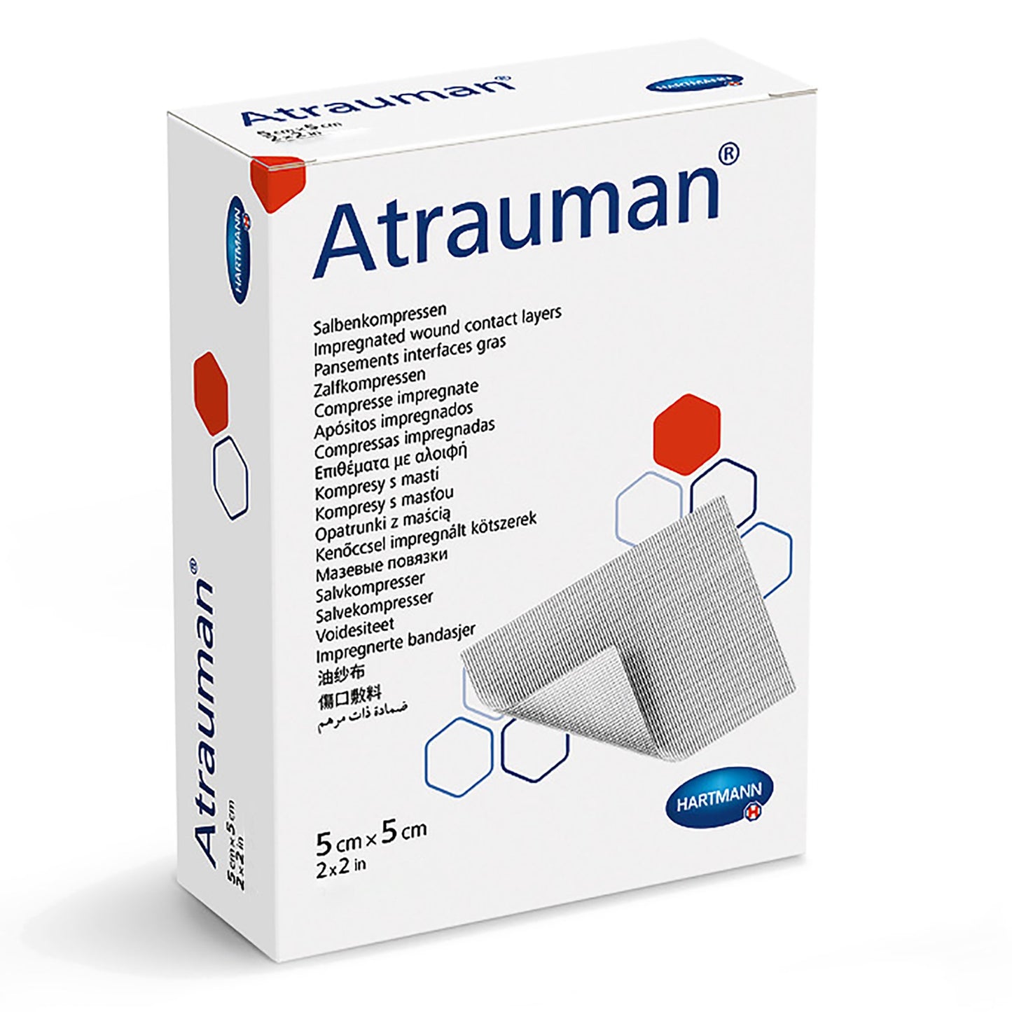 Atrauman® Impregnated Wound Contact Layer Dressing 2" x 2" Box of 10 