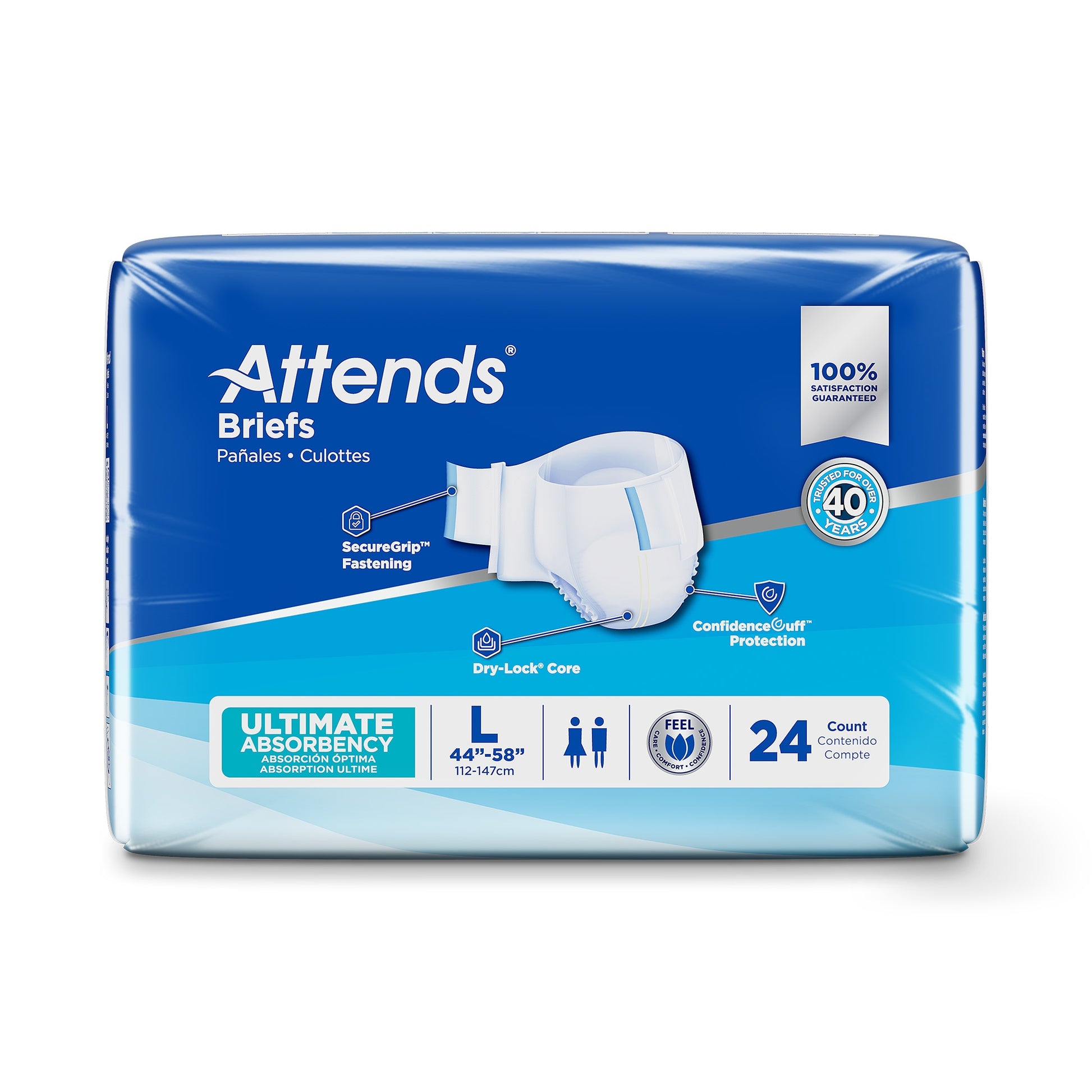 Attends® Advanced Briefs M Bag of 24 