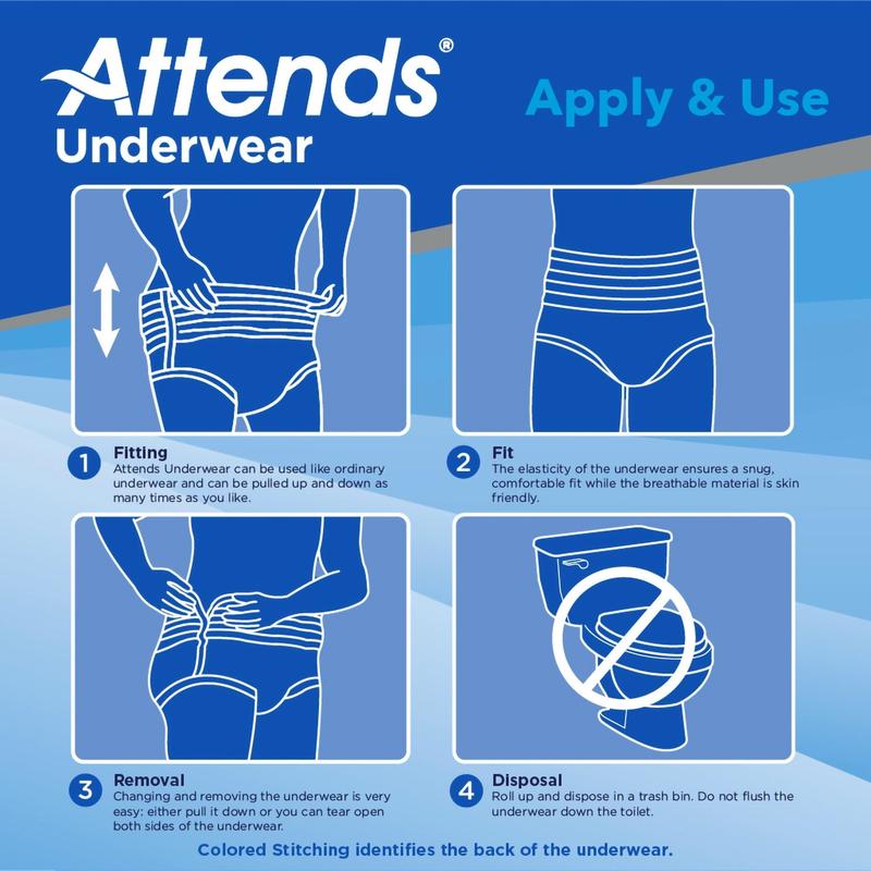 Attends® Advanced Underwear S Bag of 20 