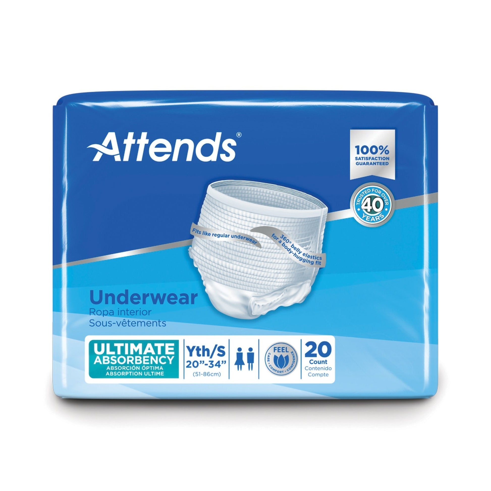 Attends® Advanced Underwear S Bag of 20 