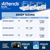 Attends® Care Advanced Briefs M Bag of 24 