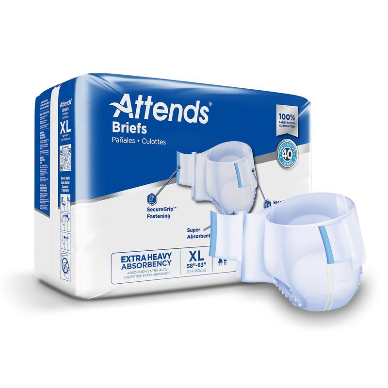 Attends® Care Advanced Briefs M Bag of 24 
