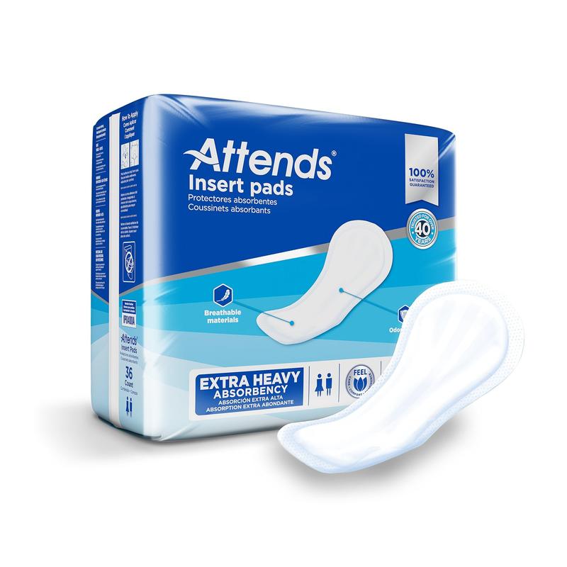 Attends® Insert Pads 16.5" Length Bag of 36 