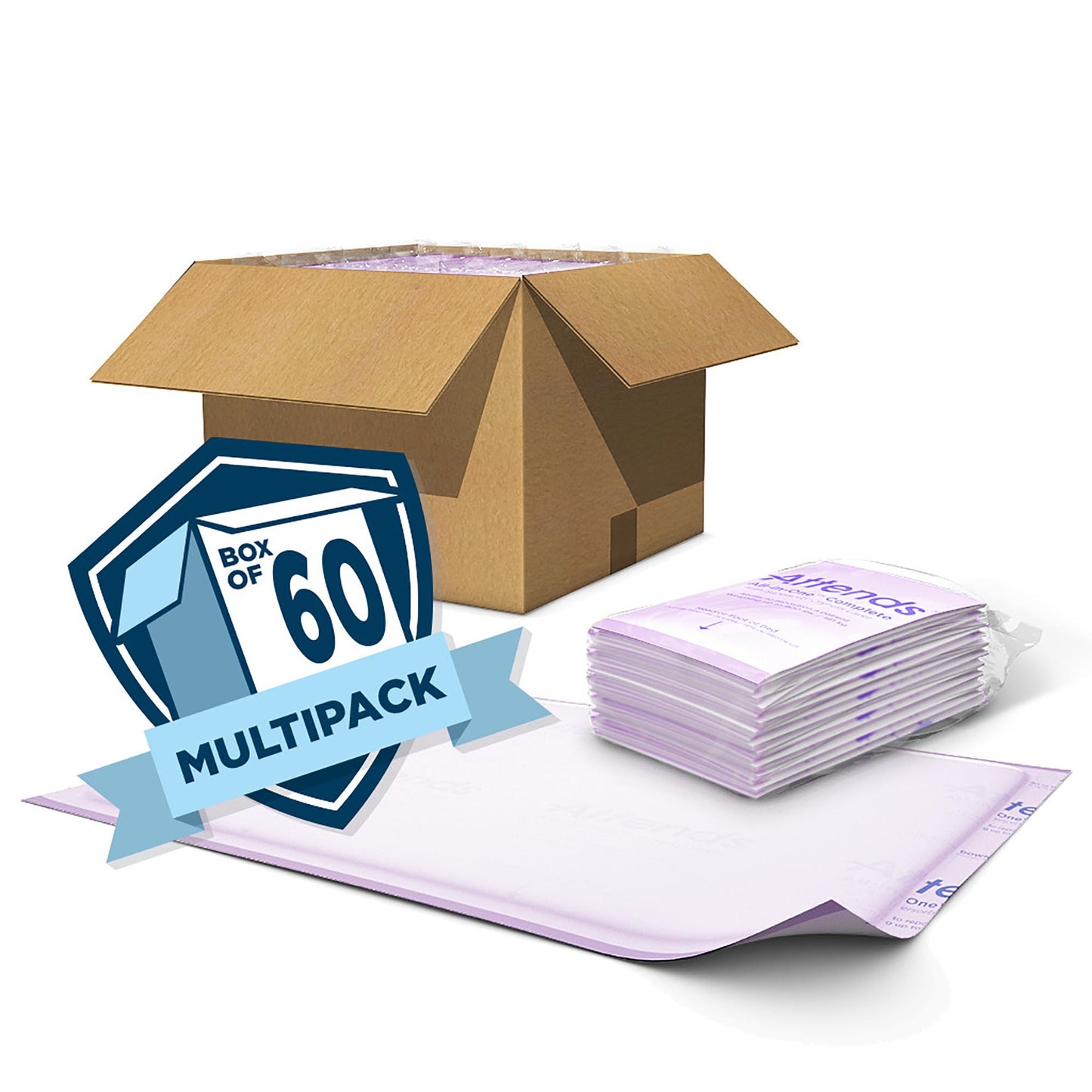 Attends® Supersorb Maximum Underpads 30 x 36 Inch Case of 60 