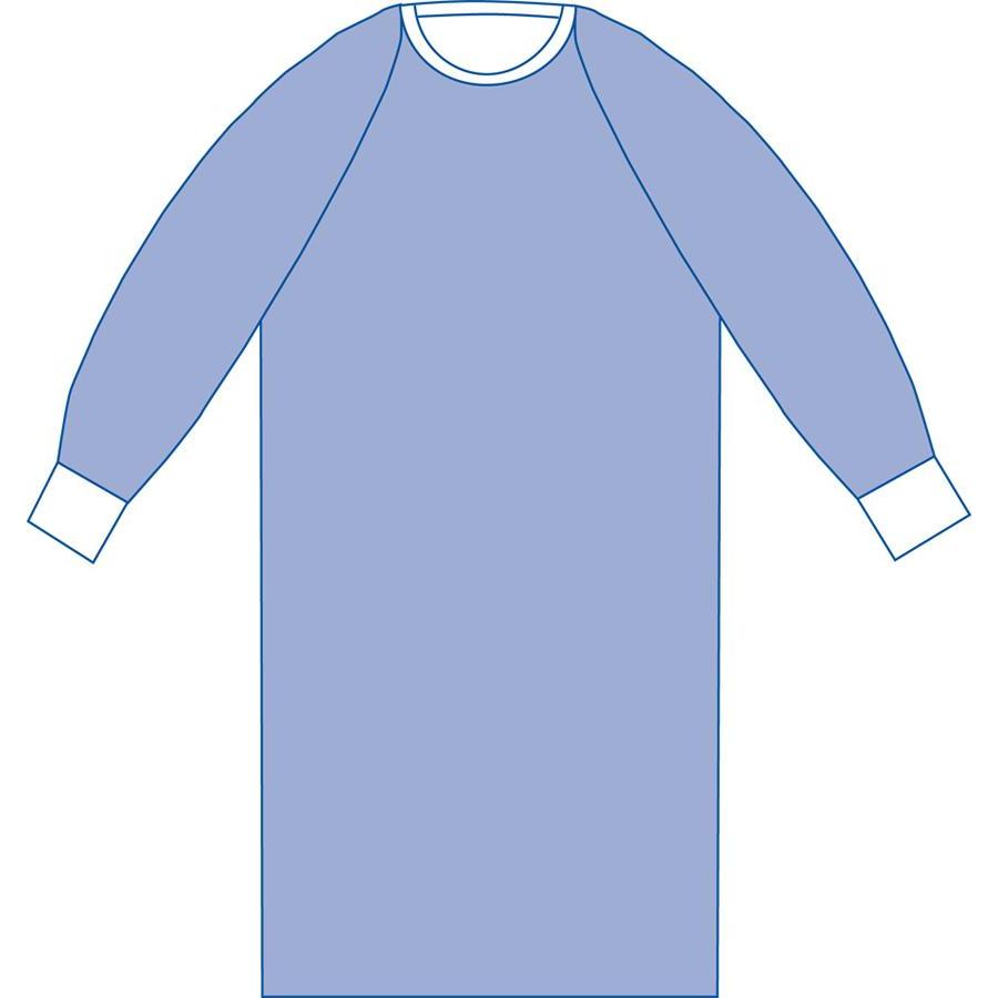 Medline DYNJP2803H Sterile Non-Reinforced Aurora Surgical Gowns with Raglan Sleeves, GOWN,AURORA,NONRNF,RAGLAN,2XL,ST,1EA, 1 Each