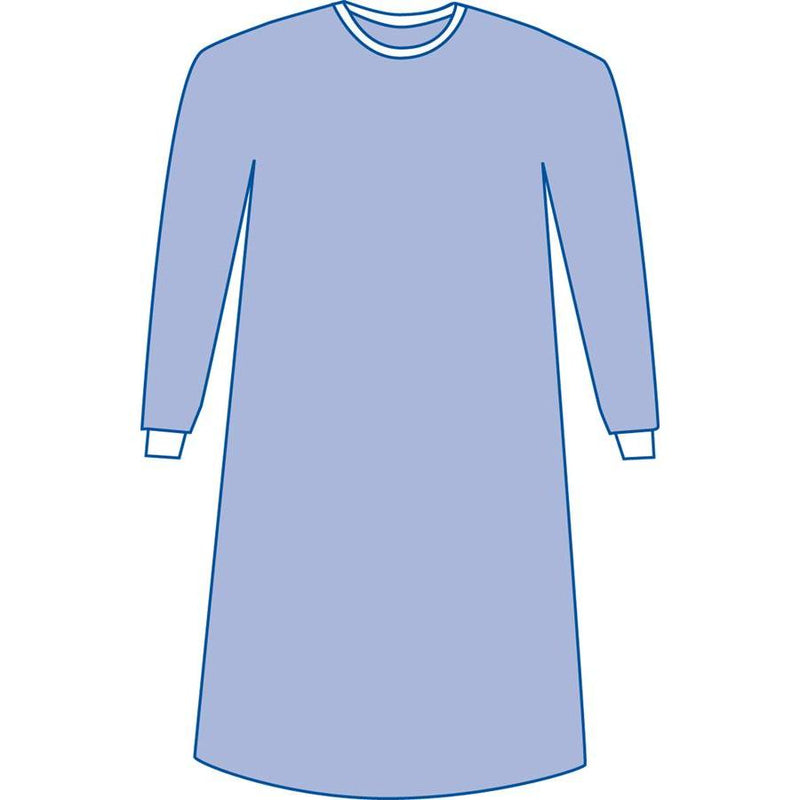 Medline DYNJP2702H Sterile Non-Reinforced Aurora Surgical Gowns with Set-In Sleeves, GOWN,AURORA,NONRNF,XL,1EA, 1 Each