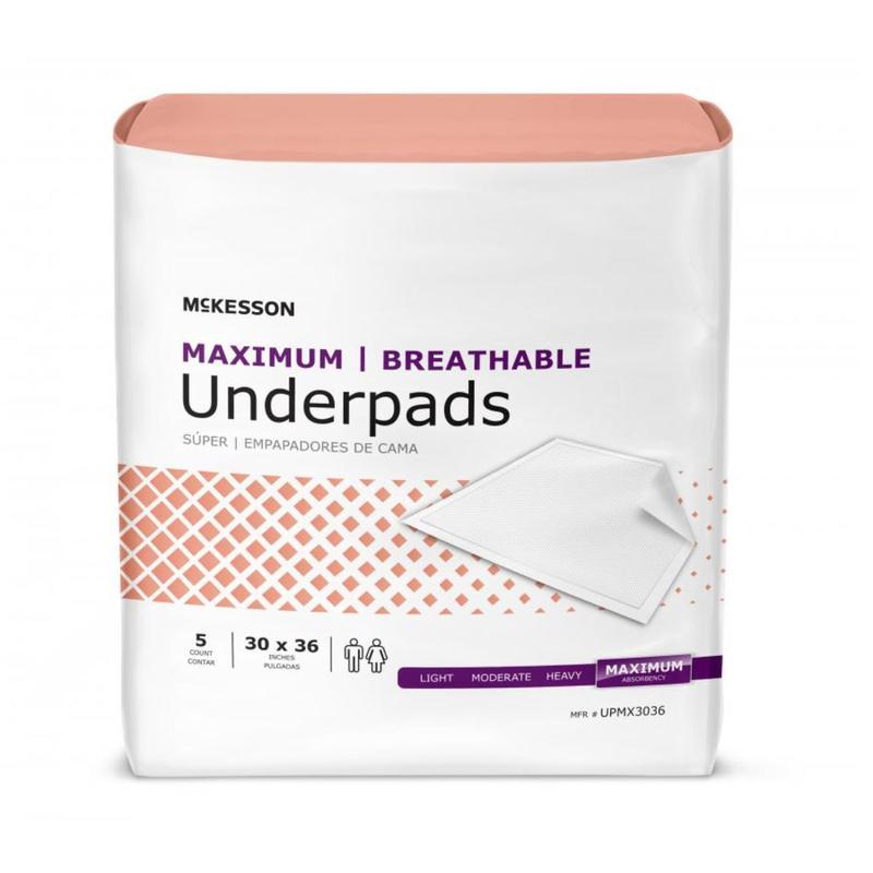 McKesson Maximum Breathable Underpads 