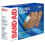 Band-Aid® Flexible Fabric Tan Adhesive Strip Tan 1" x 3" 1 Each