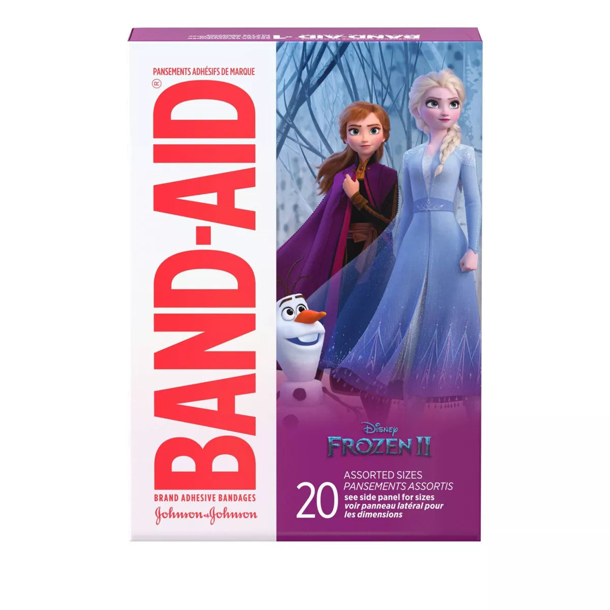 Band-Aid® Kid Design Frozen ⅝" x 2¼" Box of 20