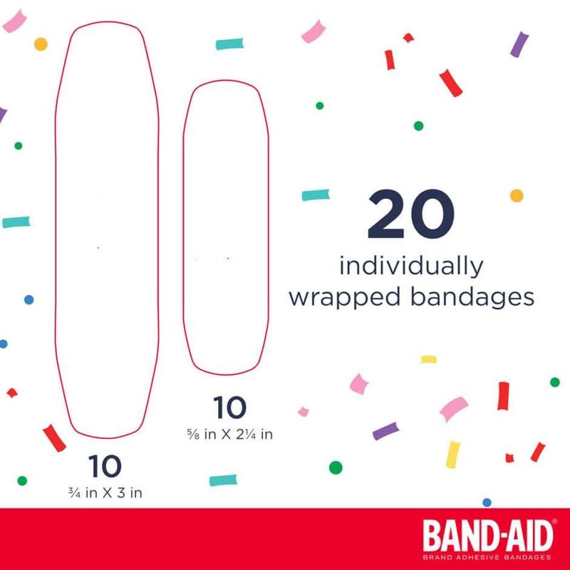 Band-Aid® Kid Design Frozen ⅝" x 2¼" Box of 20