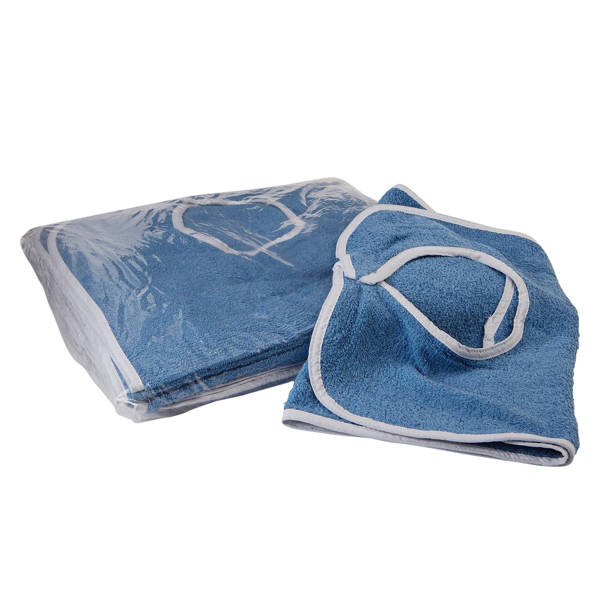 Beck's Classic Terry Adult Bib Blue Case of 12 