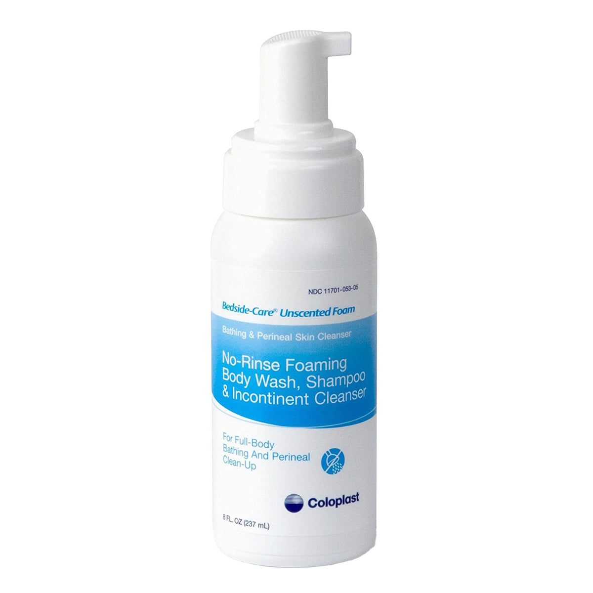 Bedside-Care® Unscented Rinse-Free Shampoo and Bodywash 4 oz 